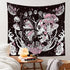 Romantic Rose Skeleton Butterfly Tapestry s Home Decor for Living Room Bedroom (51.2 x 59.1 inches)